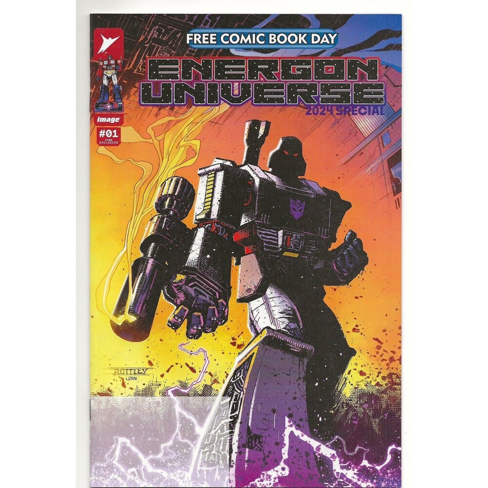 Transformers Energon Universe #1 Free Comic Book Day 2024 FCBD Image Unstamped